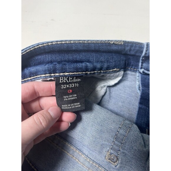 BKE Buckle Womens Payton Jeans 29L Mid-Rise Straight Leg Blue Denim - Picture 4 of 6